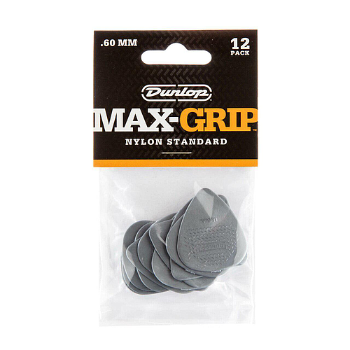 Dunlop - Plumillas Max Grip Nylon Standard, 36 Piezas Calibre: .60 Mod.449B.60 (36)_3