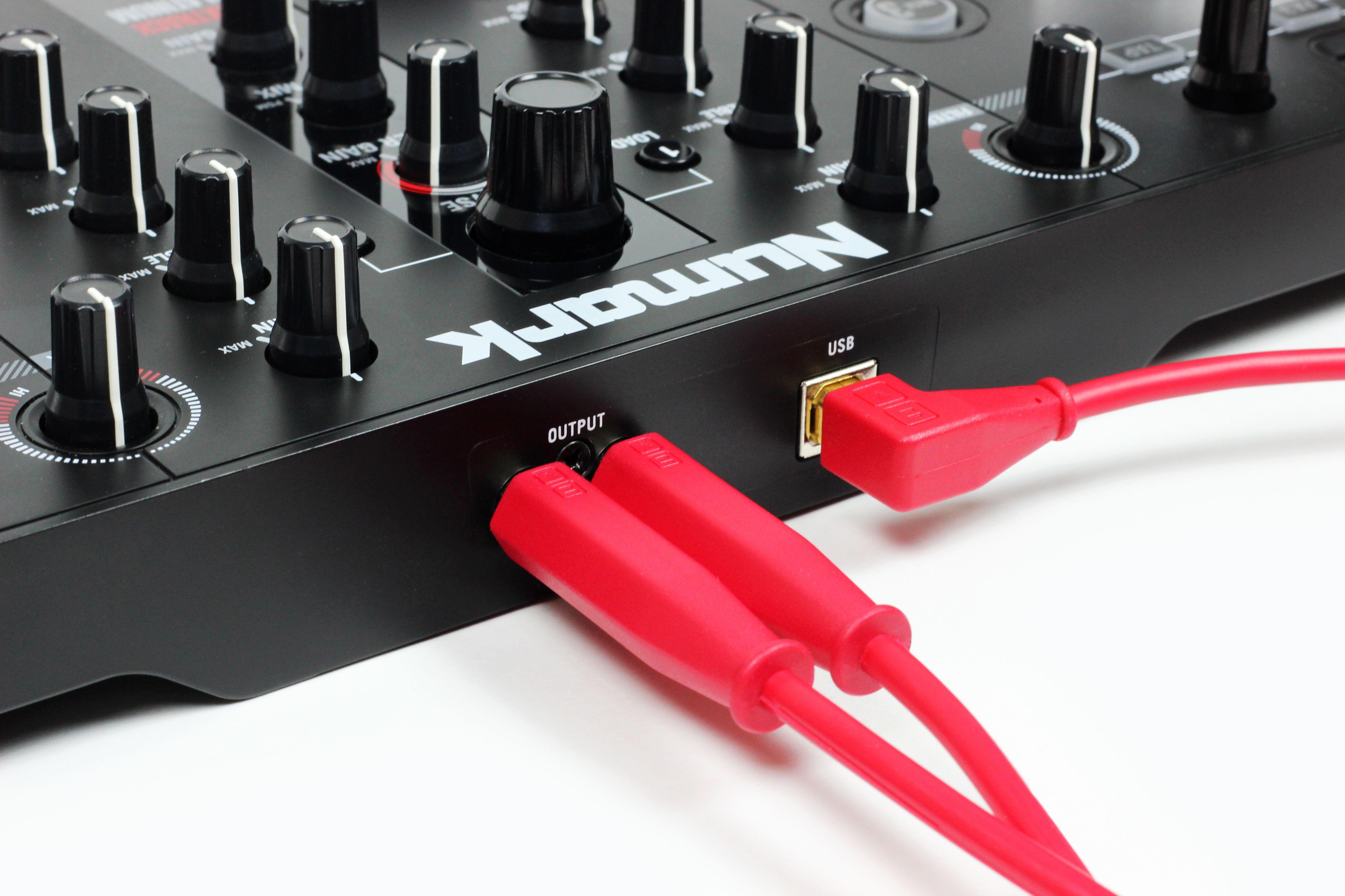 DJTT - Cable de Datos y Audio USB-A a USB-B, Recto / Angulado Color: Amarillo_27