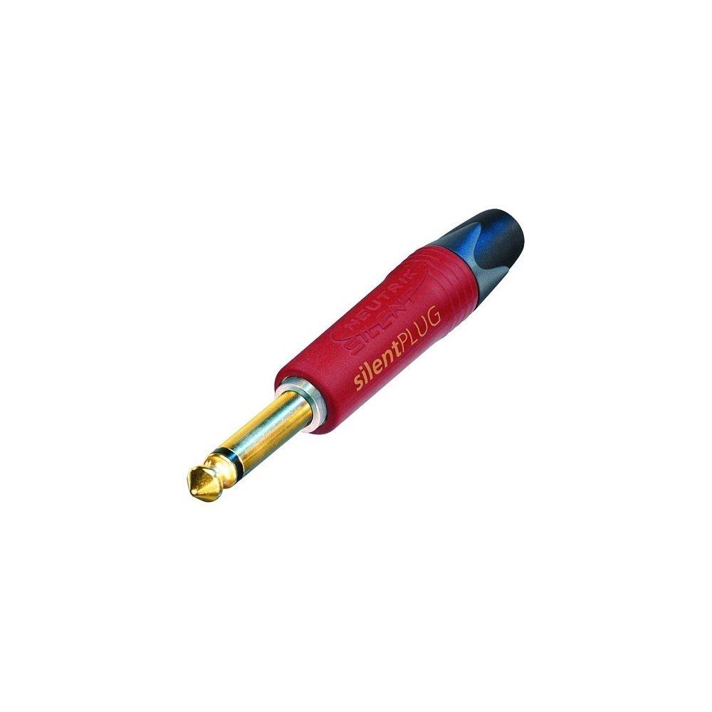 Neutrik - Plug 1/4" Mono con Red Switch para Instrumento Mod.NP2X-AU-SILENT_52