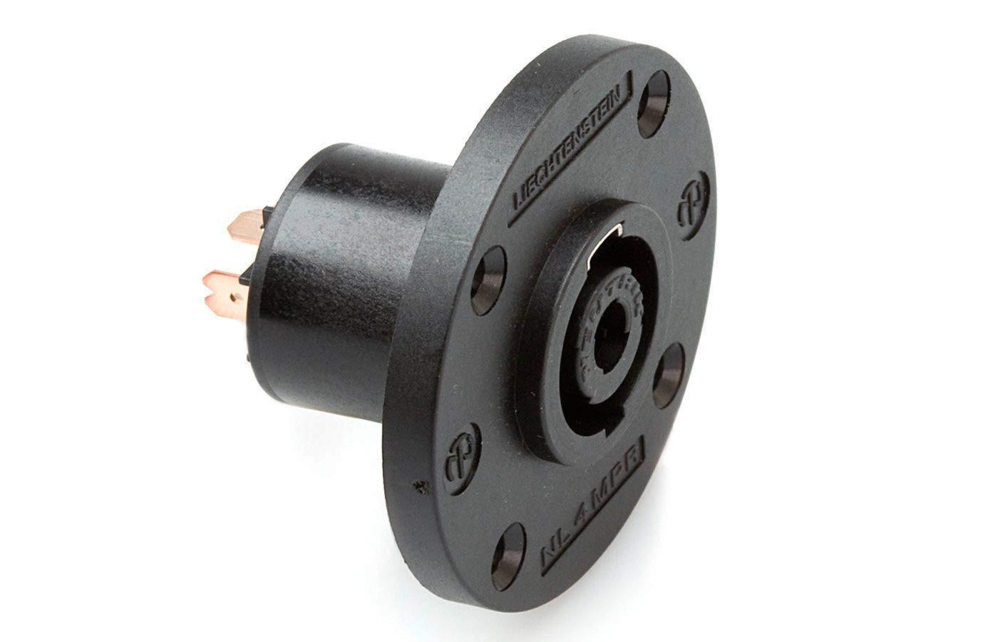 Neutrik - Conector Speakon 4 Polos Macho Para Chasis Redondo Mod.NL4MPR_435