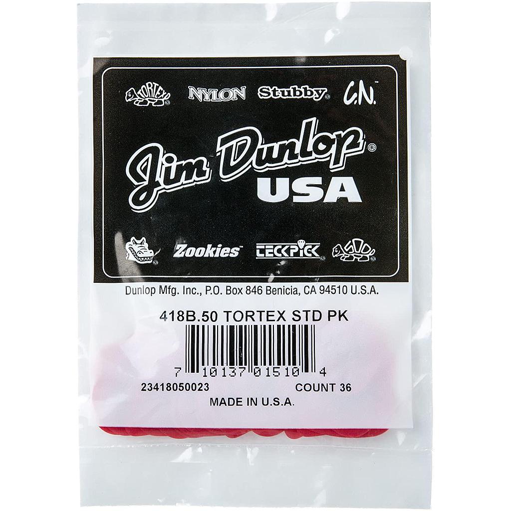 Dunlop - 36 Plumillas Tortex Standard Mod.418B