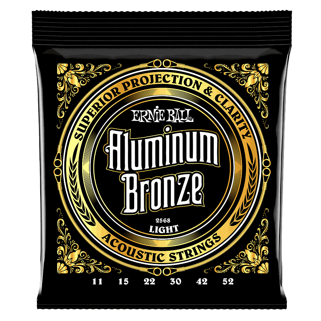 Ernie Ball - Encordado para Guitarra Acústica, Aluminum Bronze Light Mod.2568