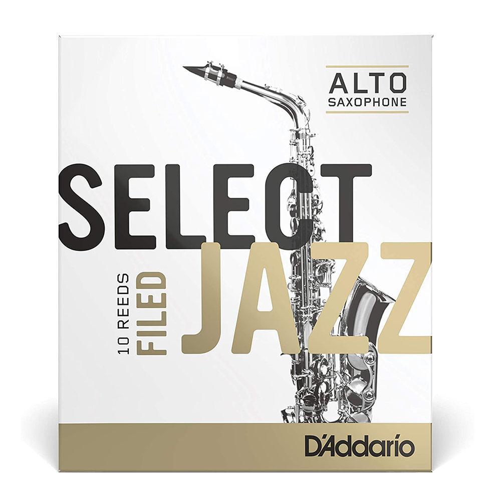 D'Addario - Cañas Select Jazz Filed para Sax Alto, 10 Piezas Mod.RSF10ASX__