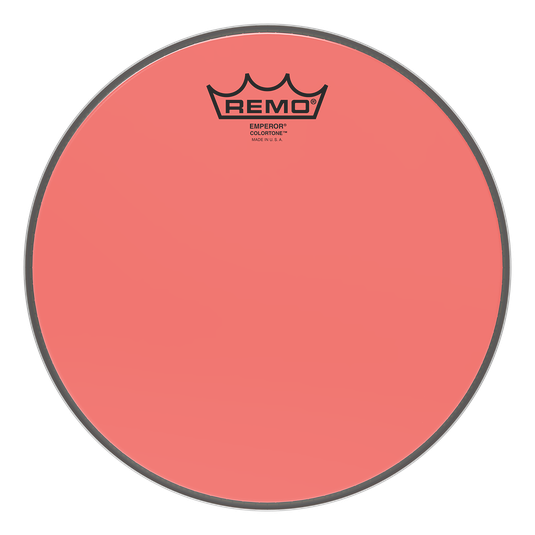 Remo - Parche Colortone Emperor, Color: Rojo Mod.BE-03__-CT-RD