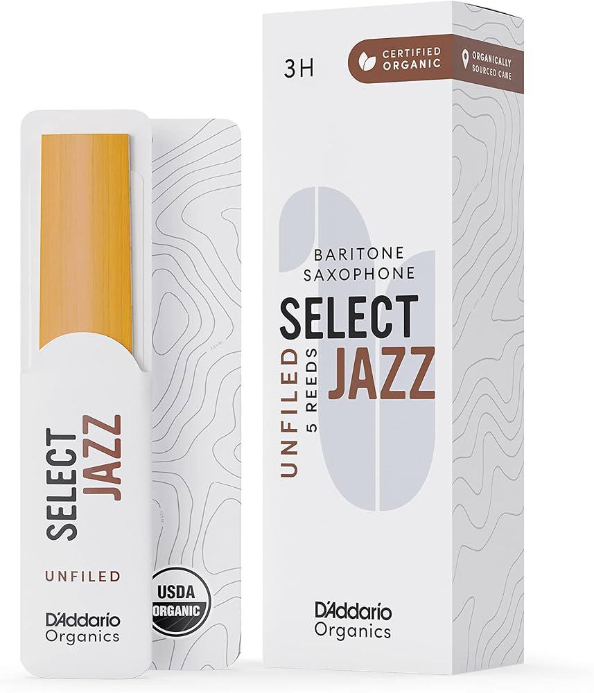 D'Addario - 5 Cañas Select Jazz Unfiled para Sax Baritono Mod.RRS05BSX__(5)