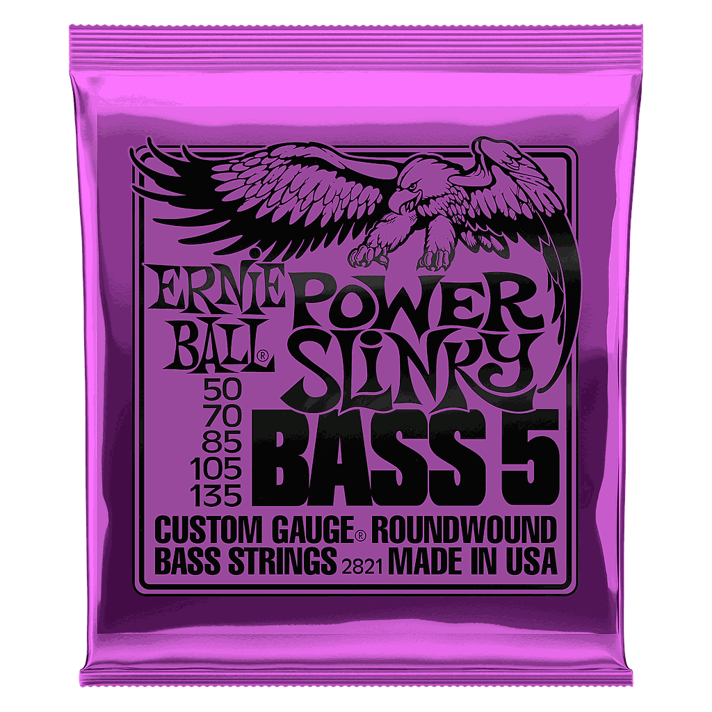 Ernie Ball - Encordado para Bajo Eléctrico, Power Slinky Mod.2821