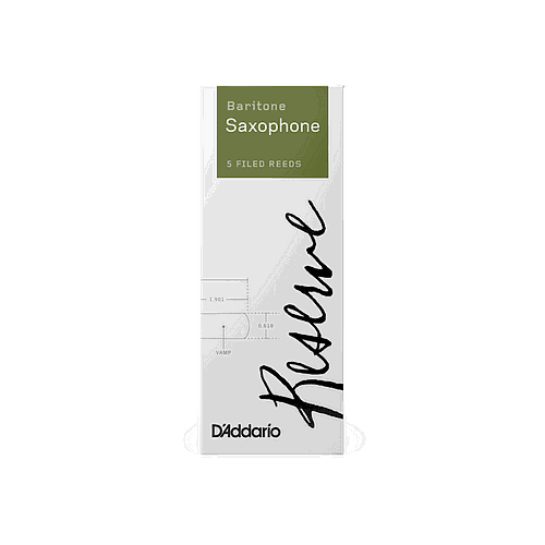 D'Addario - 5 Canas Reserve para Saxofón Soprano, Medida: 2 1/2 Mod.RIR0525_49