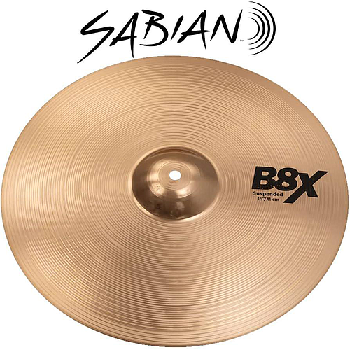 Sabian - Platillo B8X Suspended, Tamaño: 16" Mod.41623X_30