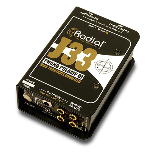 Radial - Caja Directa Activa Estereo RCA-XLR Mod.J33_383