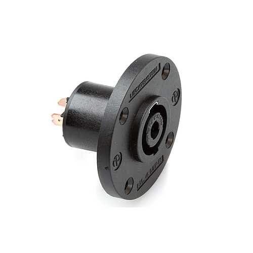 Neutrik - Conector Speakon 4 Polos Macho Para Chasis Redondo Mod.NL4MPR_435
