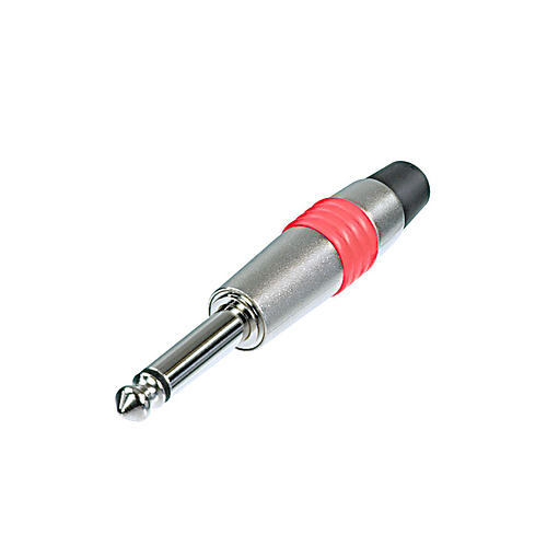 Rean - Plug 1/4 Mono con Identificador sin Tornillo, Color: Rojo Mod.NYS224C-2_39