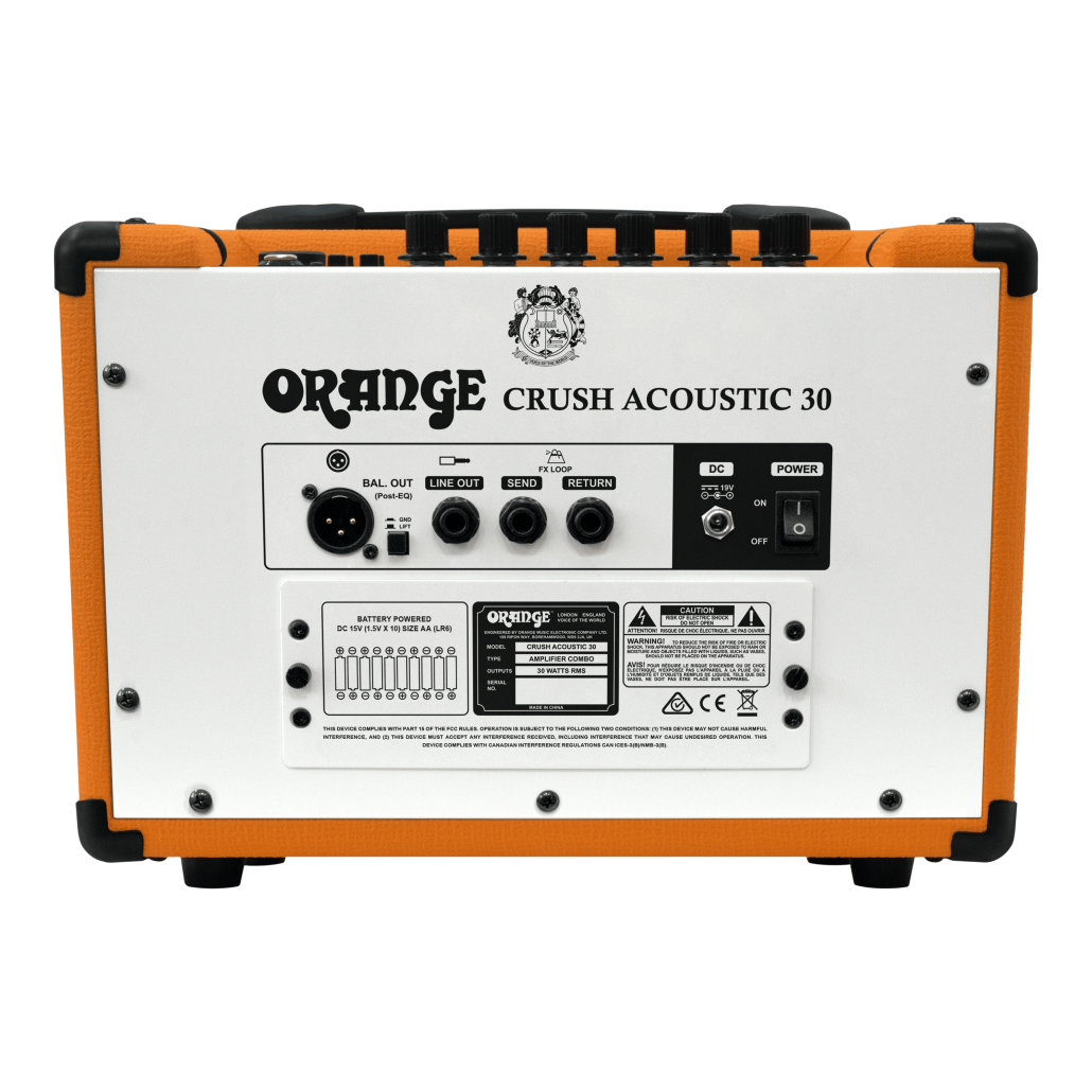 Orange - Combo Crush 30W para Guitarra Acústica, 1 x 8" Mod.Crush Acoustic 30_17