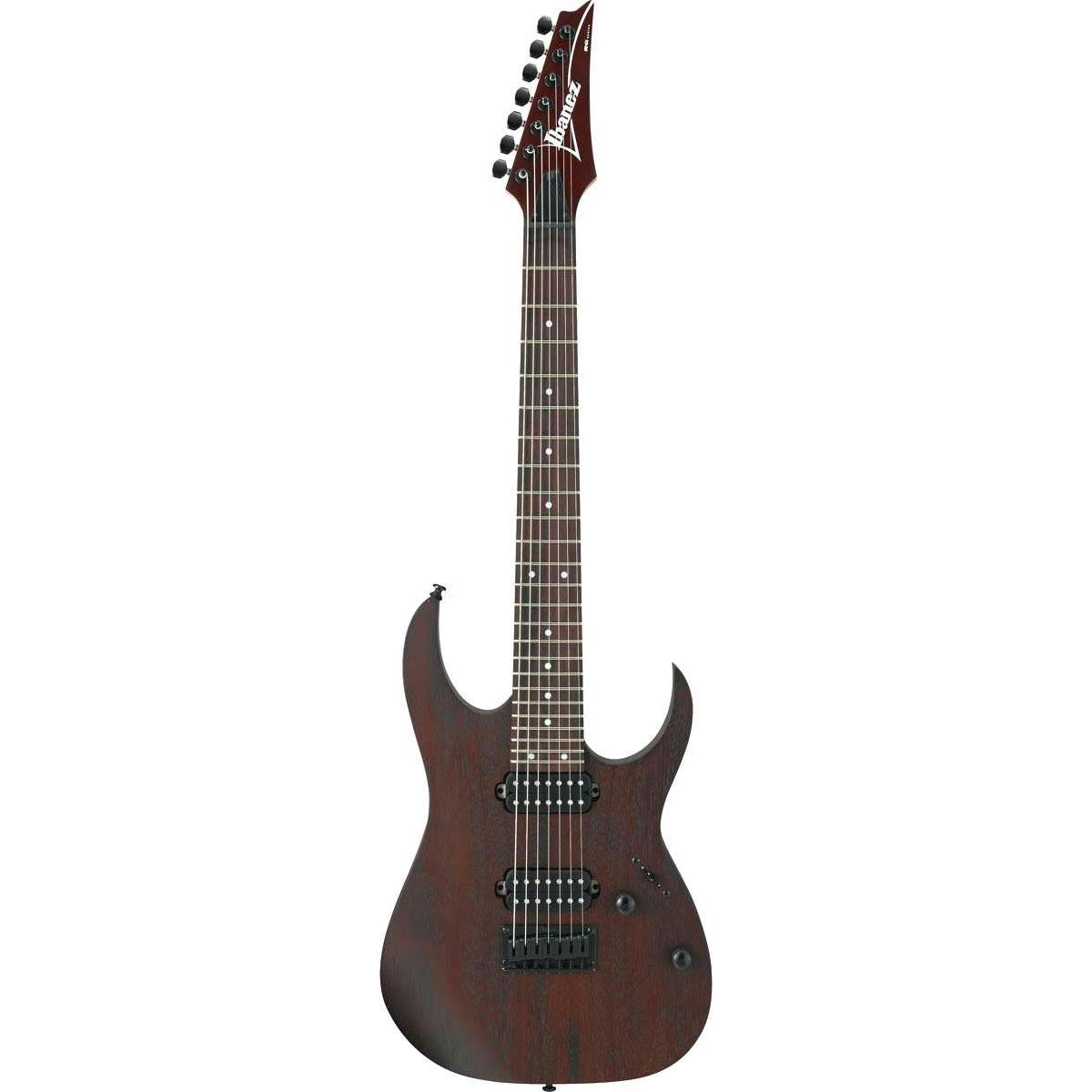 Ibañez - Guitarra Eléctrica RG de 7 cuerdas, Color: Nogal Mate Mod.RG7421-WNF_65