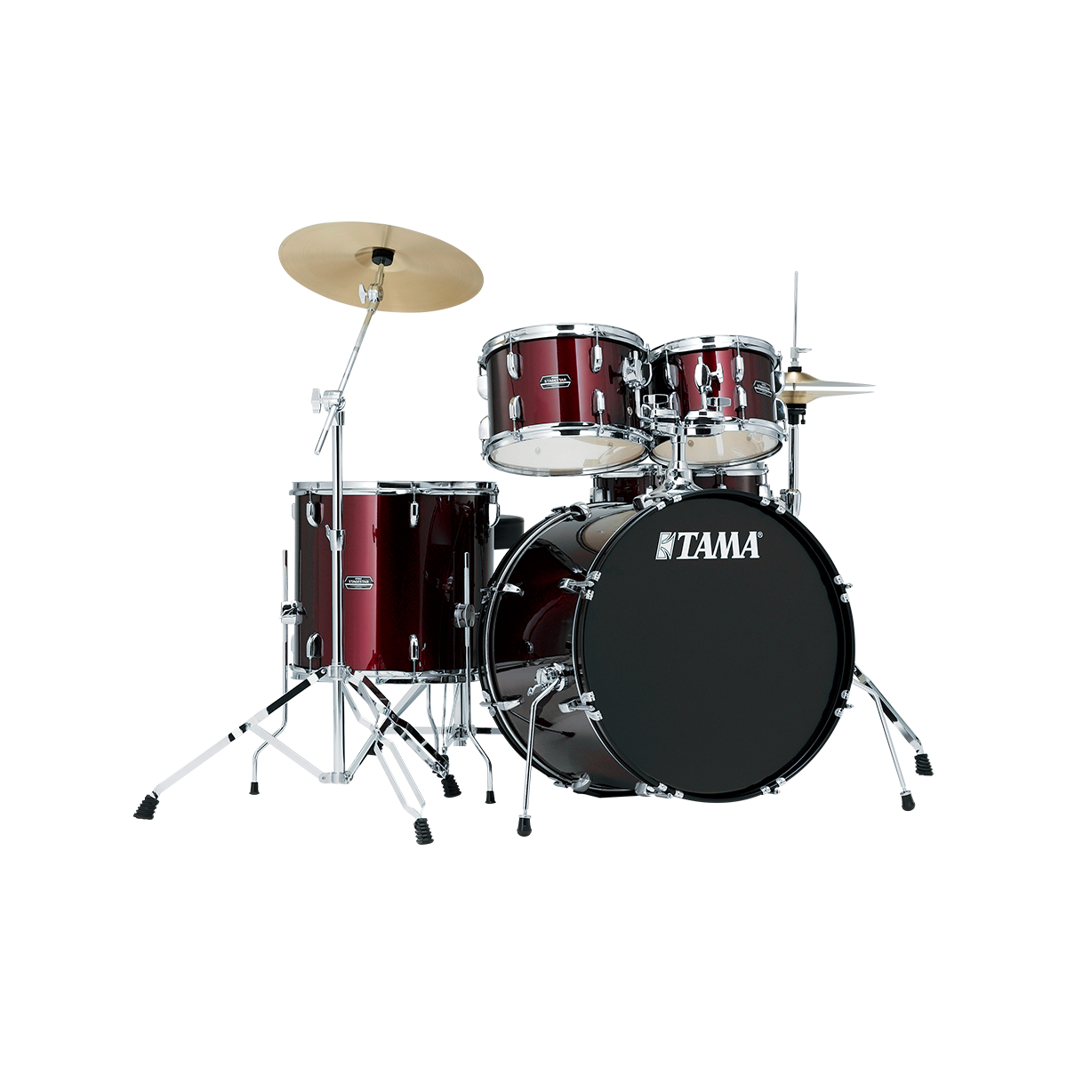 Tama - Batería Stagemaster 5 Piezas con Atriles, Color: Vino Mod.SG52KH6C-WR_22