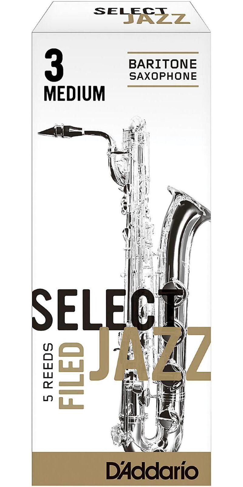 D'Addario - Cañas Select Jazz para Sax Tenor, 5 Piezas Medida: 3M Mod.RSF05TSX3M_27