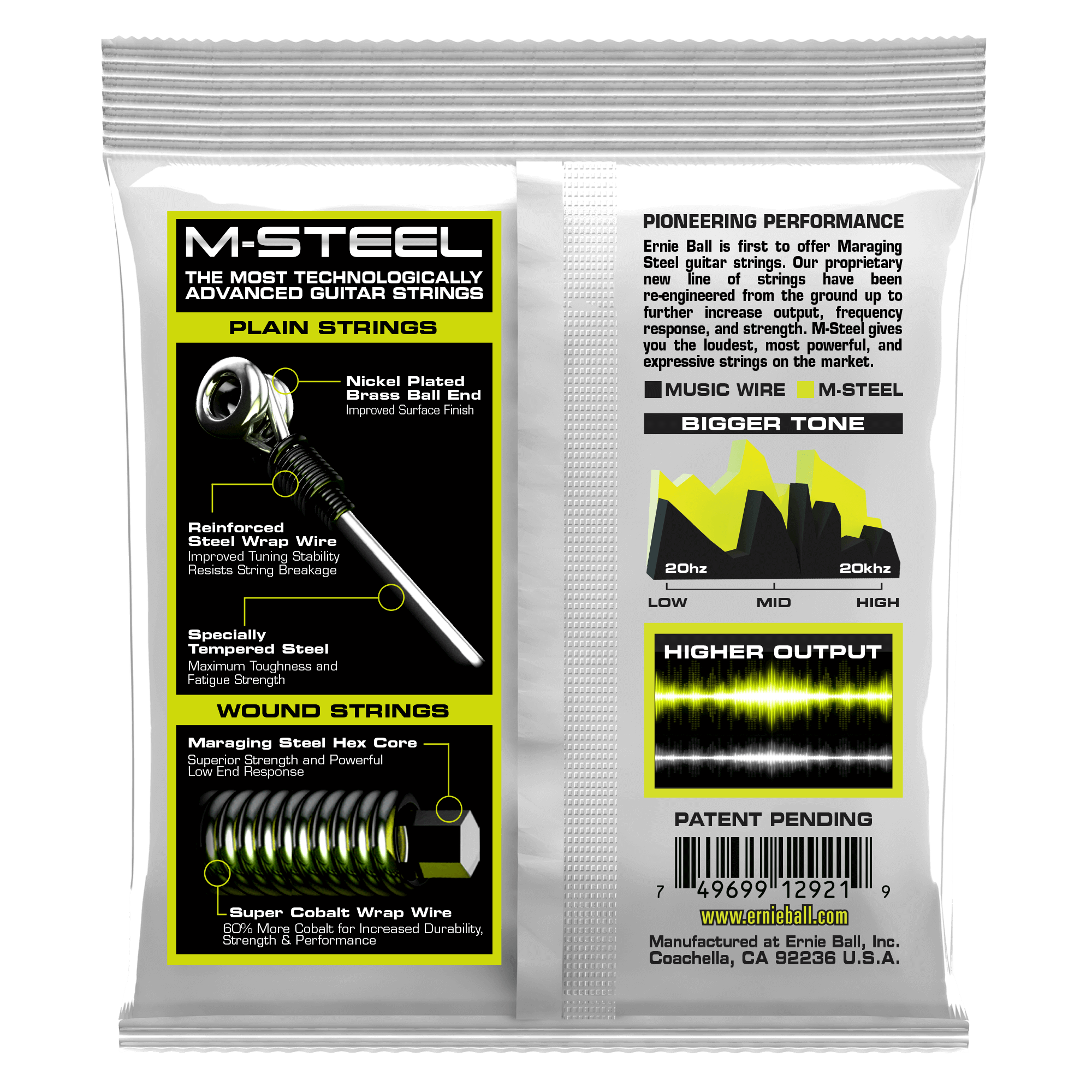 Ernie Ball - Encordado para Guitarra Eléctrica Regular Slinky Acero Mod.2921_4