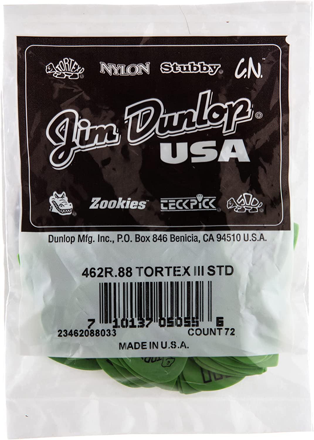 Dunlop - 72 Plumillas Tortex TIII, Calibre: .88 mm Mod.462R.88_32
