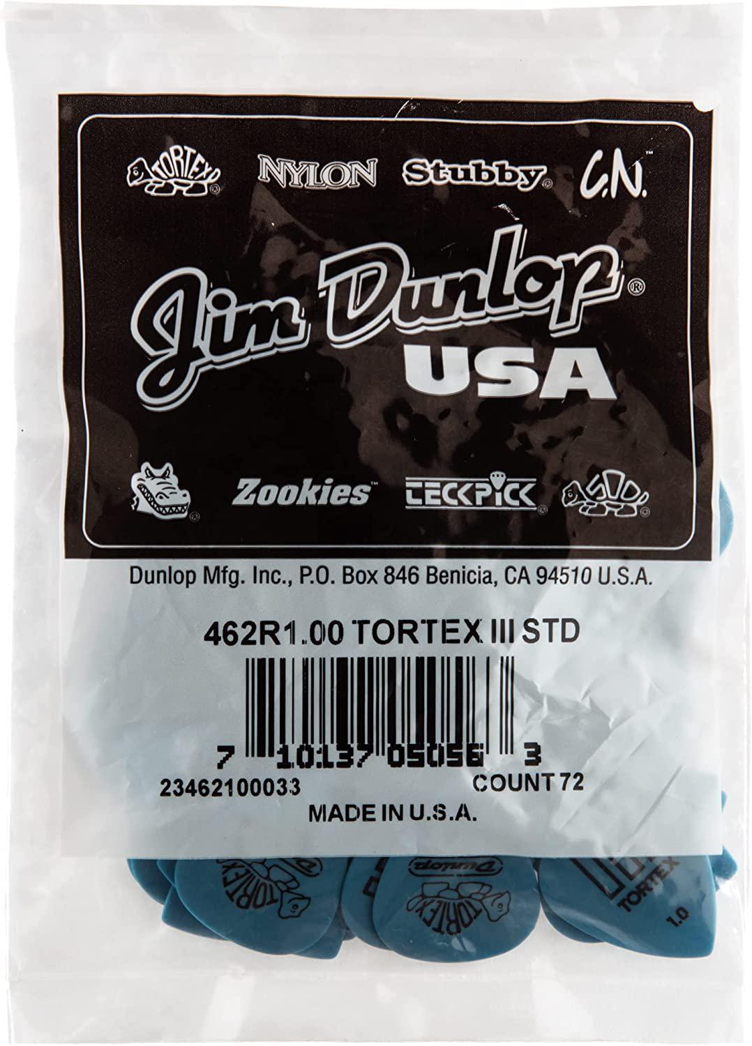 Dunlop - 72 Plumillas Tortex TIII, Calibre: 1.00 mm Mod.462R1.00_36
