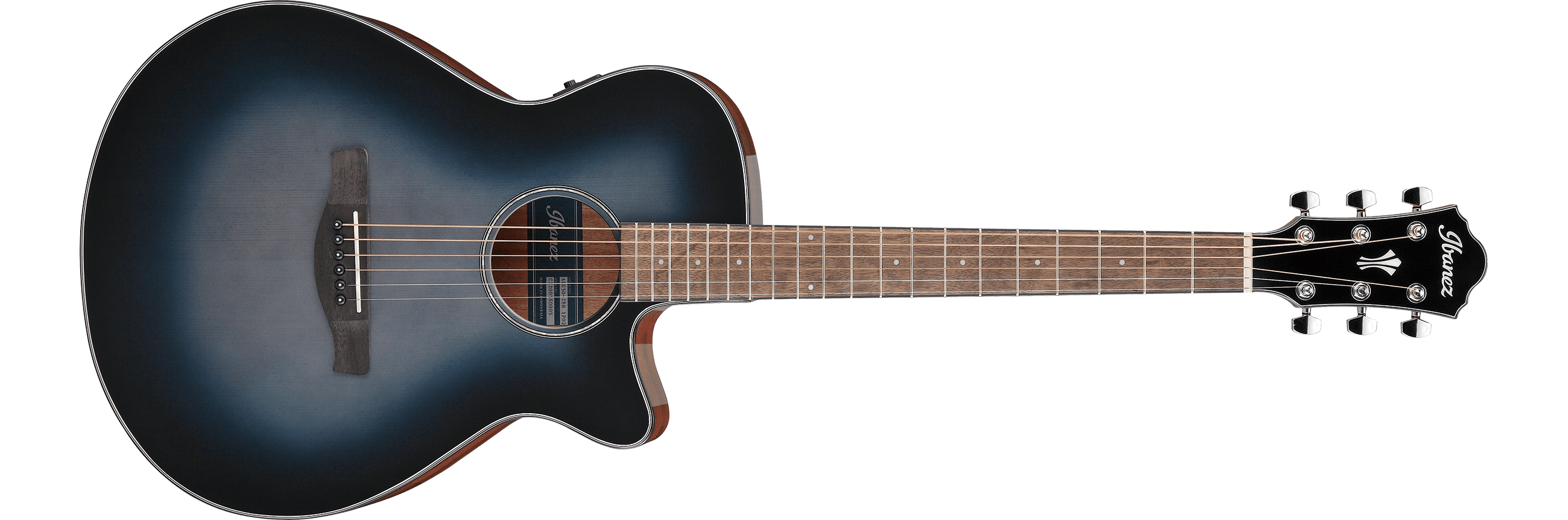 Ibañez - Guitarra Electroacústica, Color: Azúl Sombreado Mod.AEG50-IBH_13