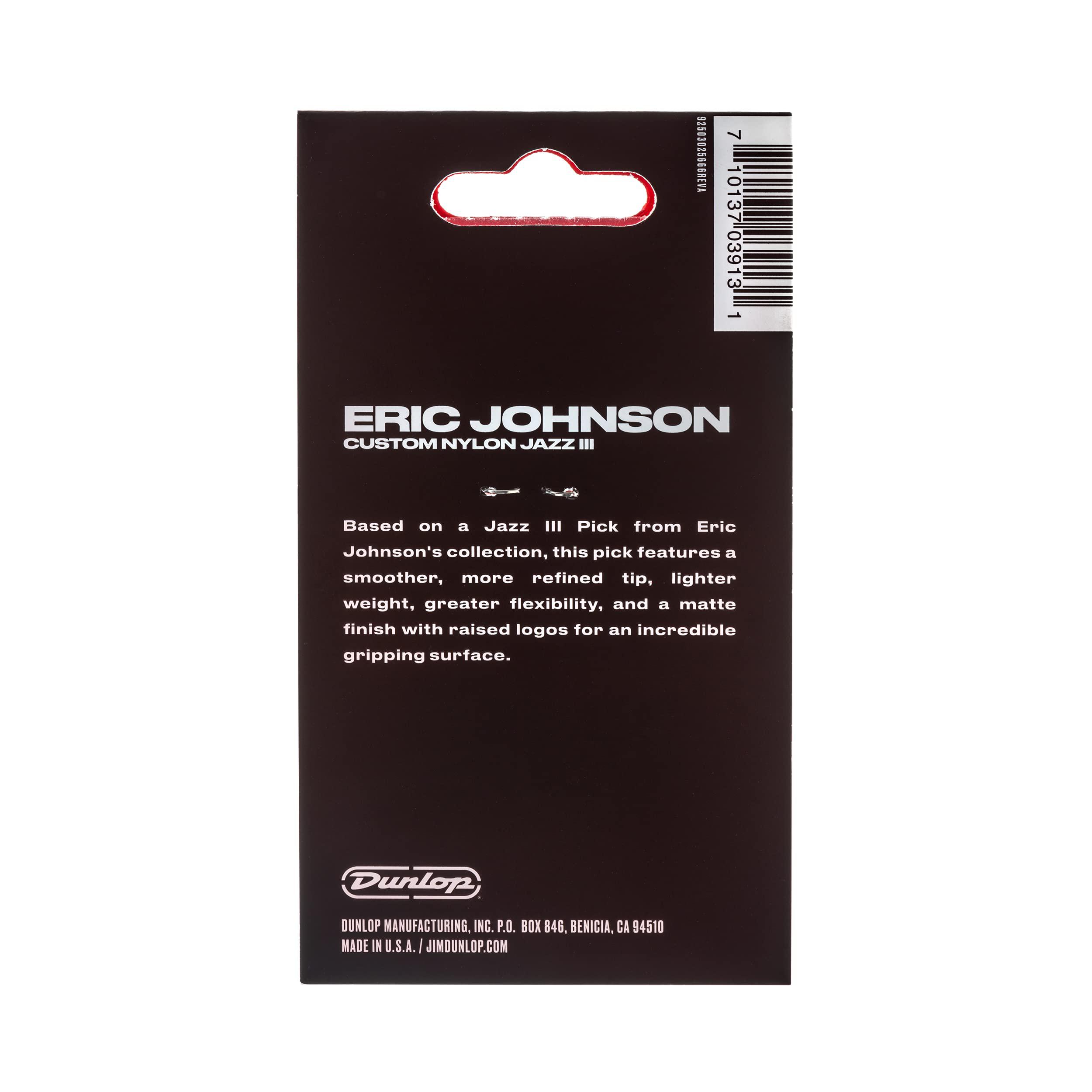 Dunlop - 6 Plumillas Eric Johnson Classic Jazz III Mod.47PEJ3N_3