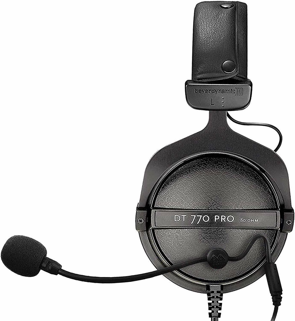 Beyerdynamic - Audífonos Cerrados Profesionales para Estudio, 80 Ohms Mod.DT 770 Pro 80_1