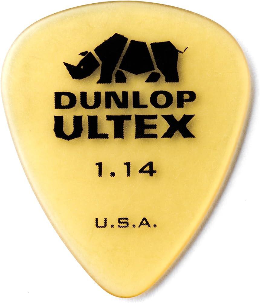 Dunlop - 6 Plumillas Ultex Standard para Guitarra Tamaño: 1.14 mm Mod.421P1.14_32