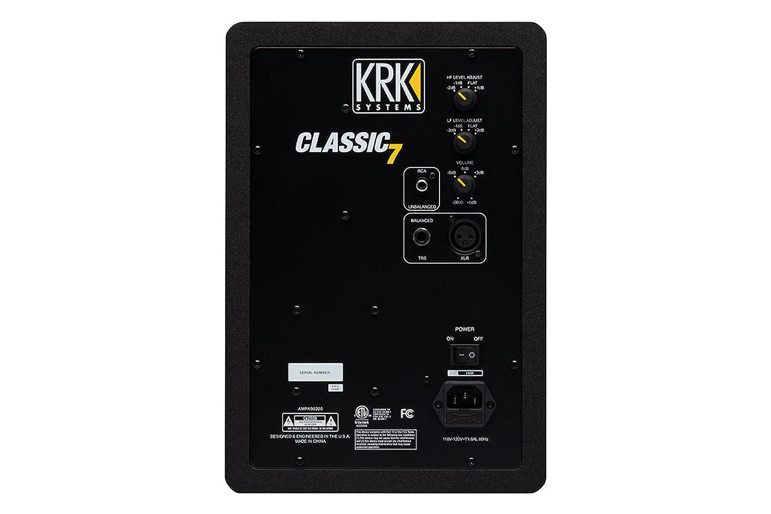 KRK - Monitor Rokit Classic de 7" de Campo Cercano para Estudio Mod.CL7G3-NA_3
