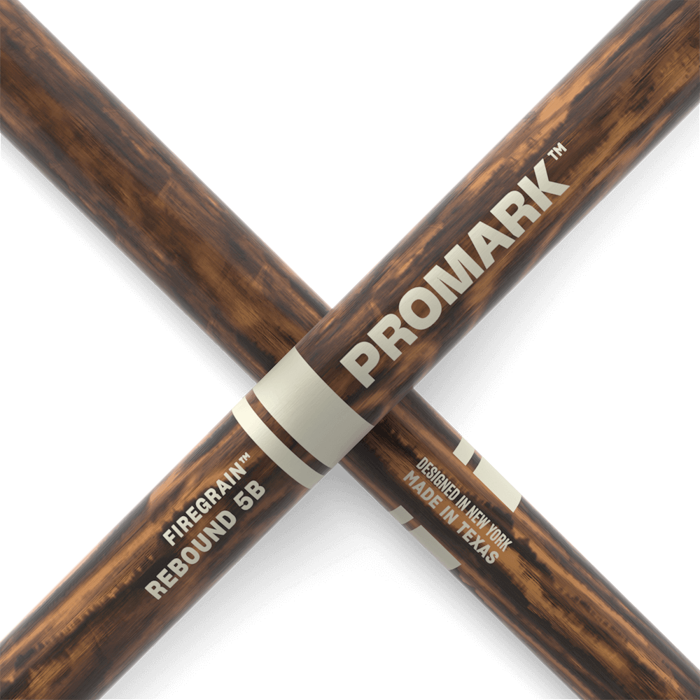 Promark - Baquetas Rebound Firegrain 5B Punta de Madera Mod.R5BFG_13