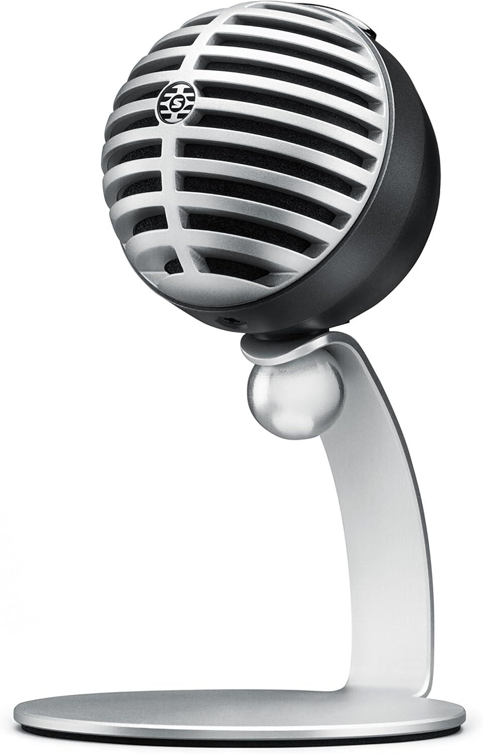 Shure - Micrófono MOTIV de Condensador, Color: Gris Mod.MV5/A-LTG_43