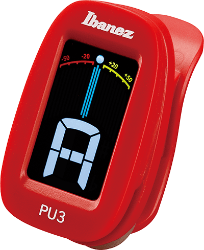 Ibañez - Afinador Cromático de Clip, Color: Rojo Mod.PU3-RD_4