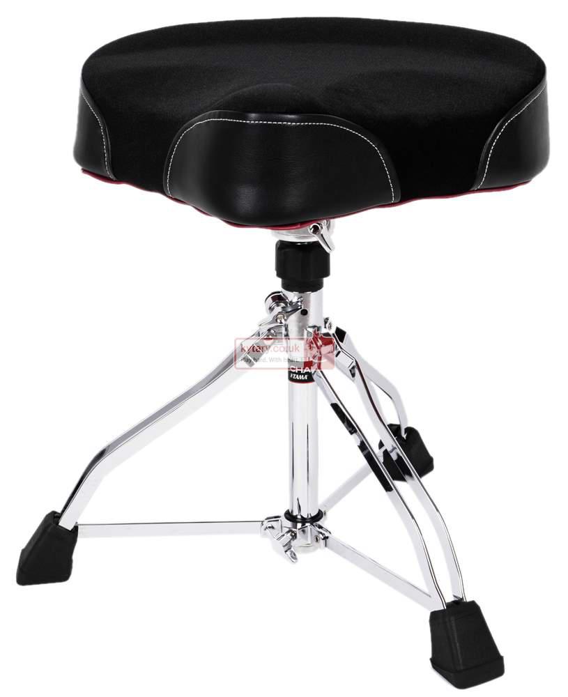 Tama - Asiento 1st Chair Round Rider para Baterista, Material: Tela Color: Negro Mod.HT530BC_3