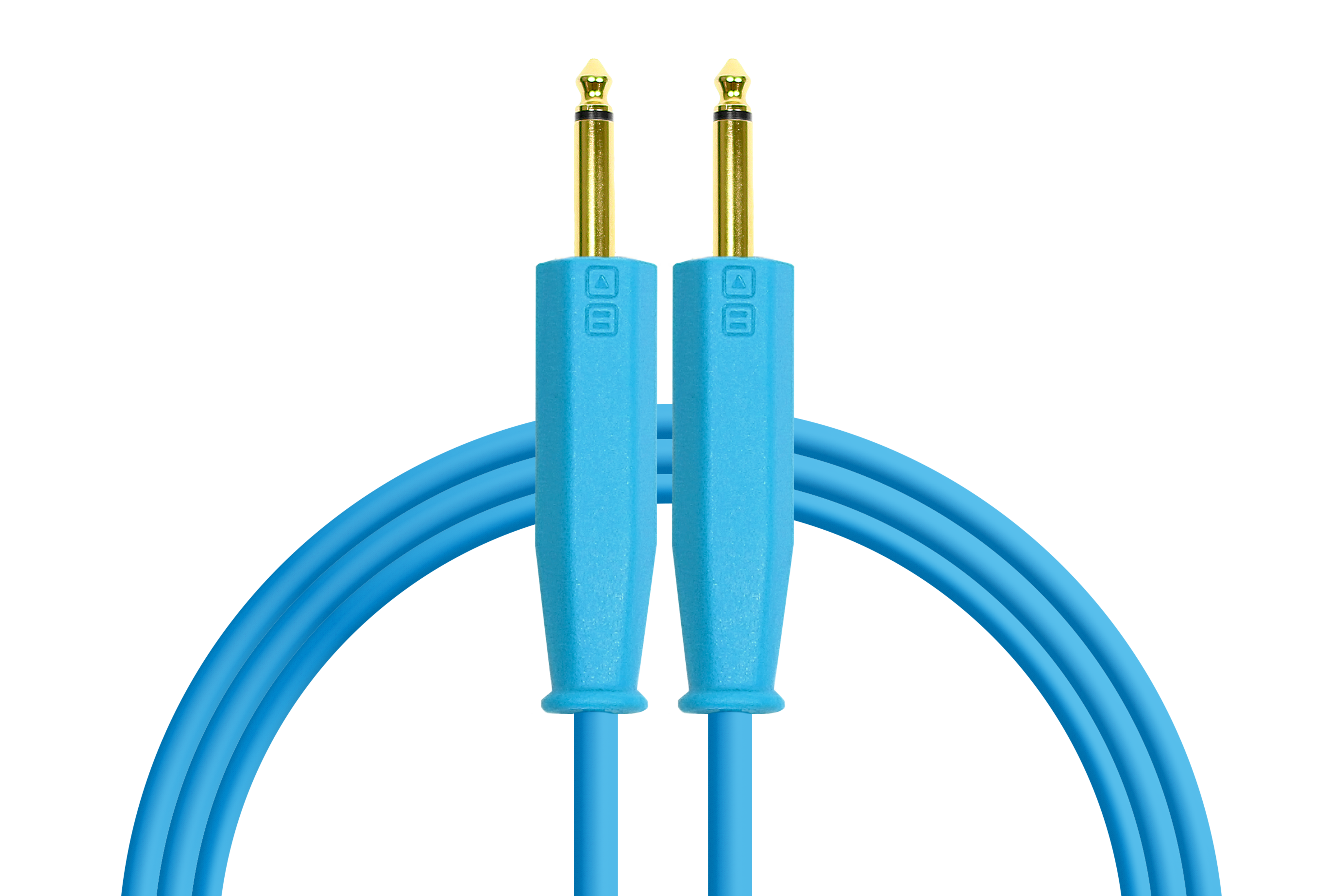DJTT - Cable de Audio 1/4 a 1/4 de 1.5 mts, Color: Azúl_10