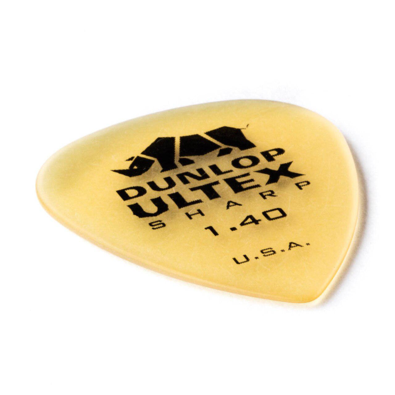 Dunlop - 6 Plumillas Ultex Sharp, Calibre: 1.40 mm Mod.433P1.40_28