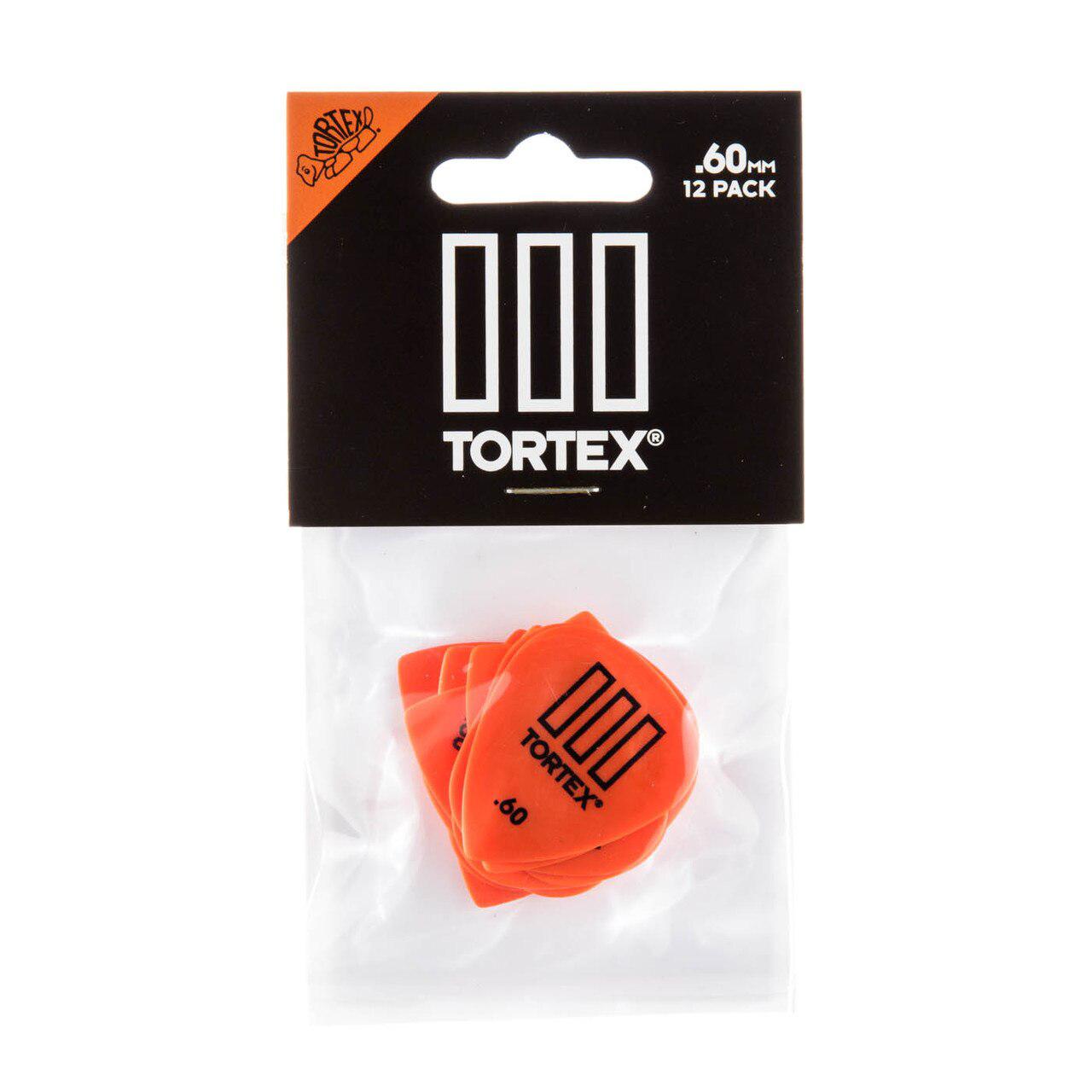 Dunlop - 12 Plumillas Tortex TIII para Guitarra, Calibre: .60 mm Mod.462P.60_37