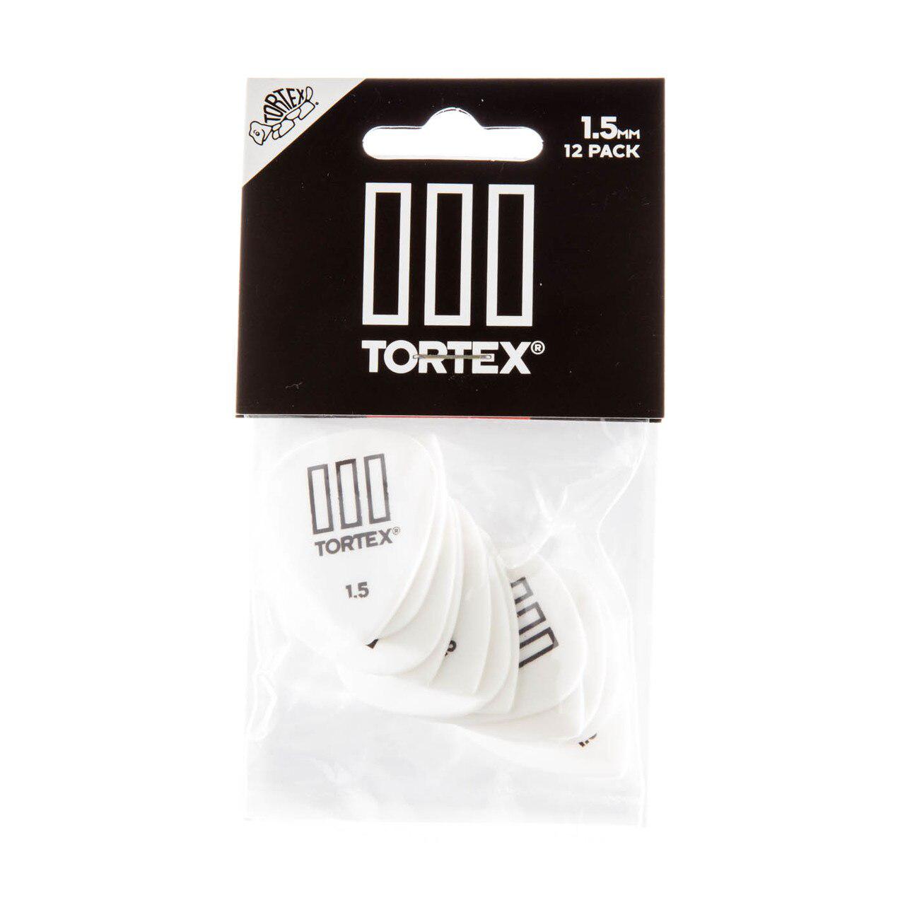 Dunlop - 12 Plumillas Tortex TIII para Guitarra, Calibre: 1.50 mm Mod.462P1.50_59