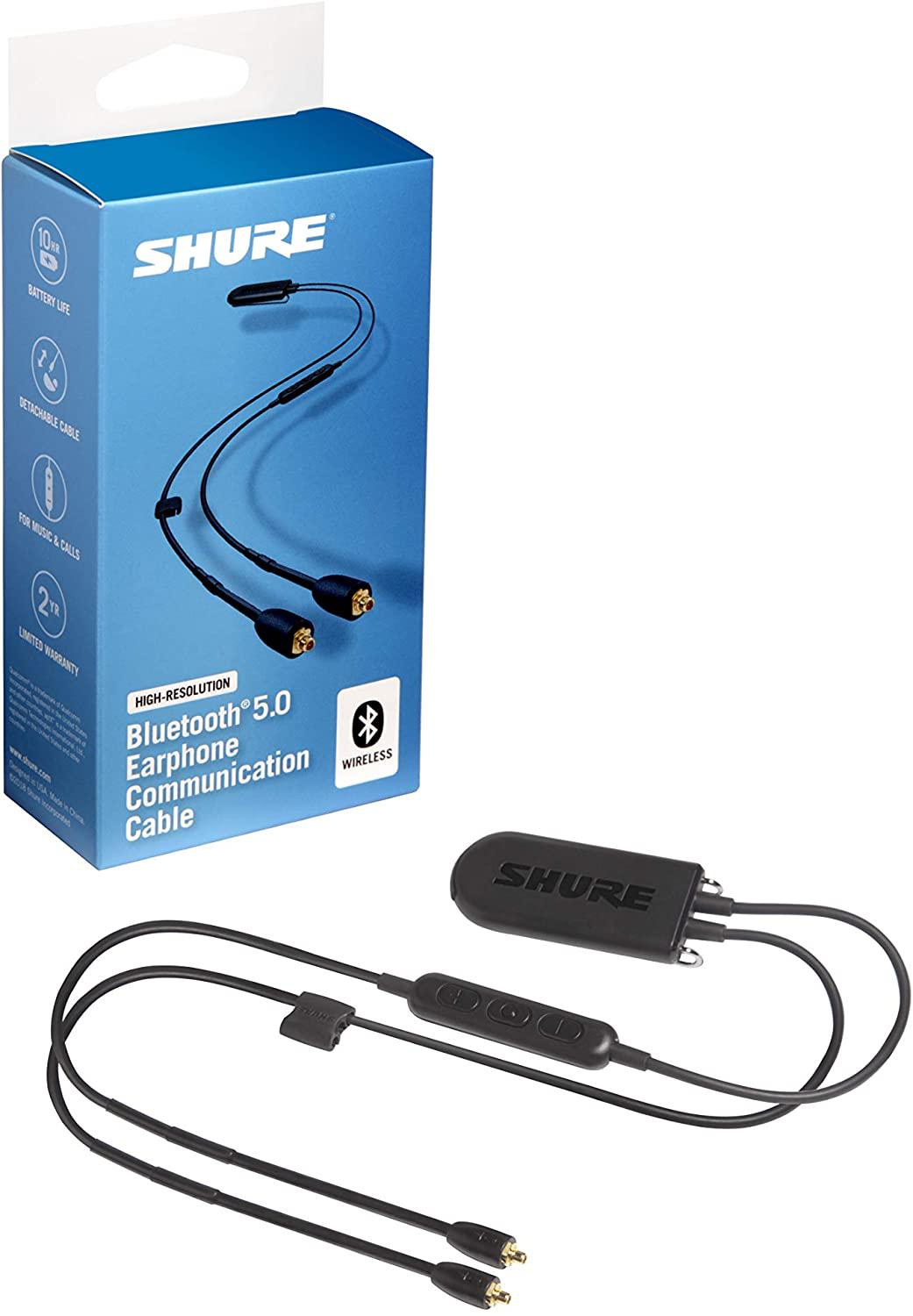Shure - Cable con Receptor Bluetooth con Control para los Audífonos SE Mod.RMCE-BT2_10