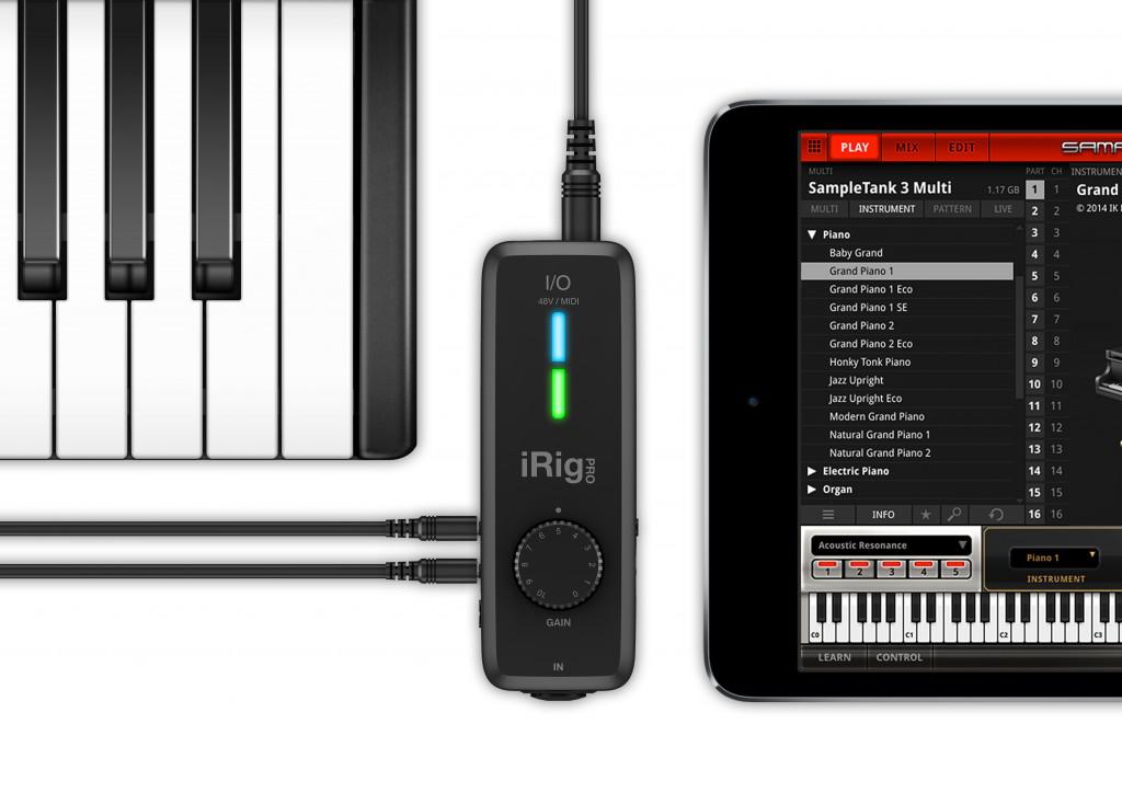 IK Multimedia - Interfaz de Audio para iPhone, iPad y Mac Mod.IP-IRIG-PROIO-IN_44