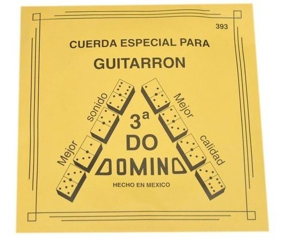 Domino - Cuerdas 3A para Guitarrón, 12 Piezas Nylon Delagado Mod.393_21