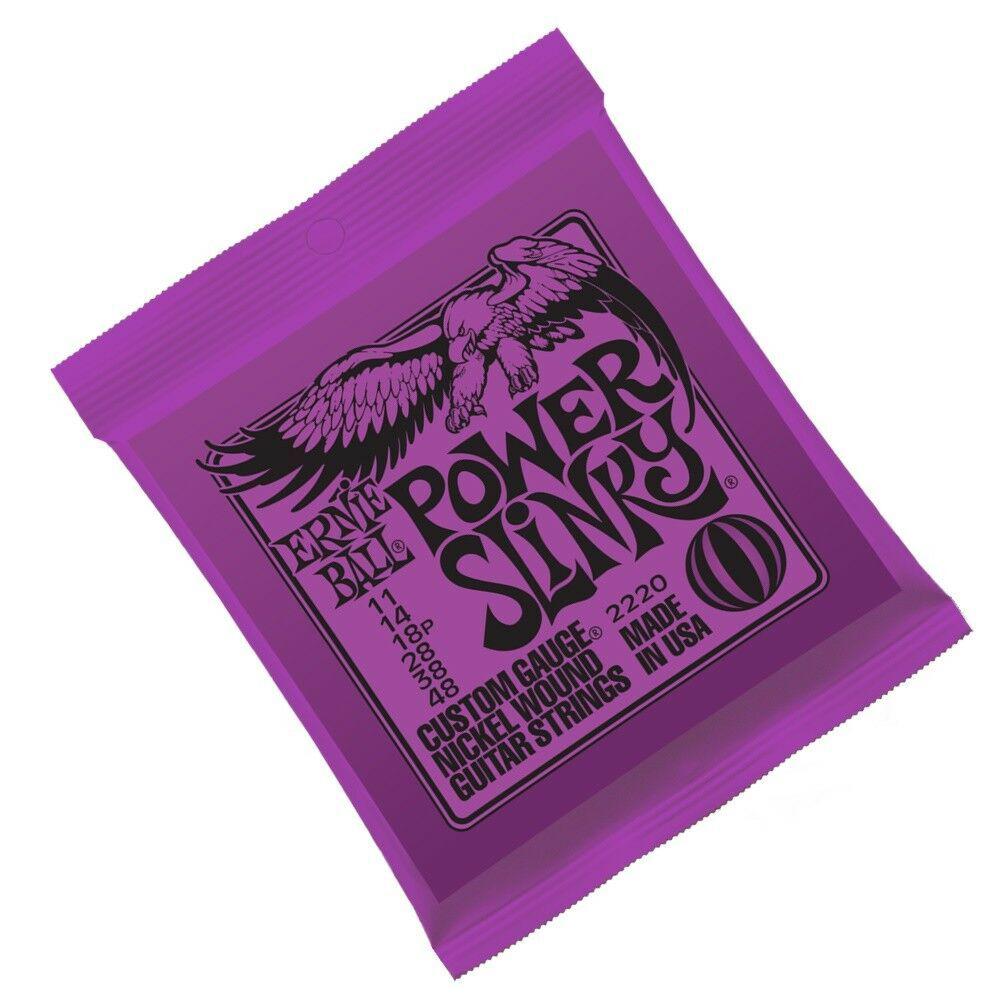 Ernie Ball - Encordado para Guitarra Electrica Power Slinky Morado Mod.2220_11