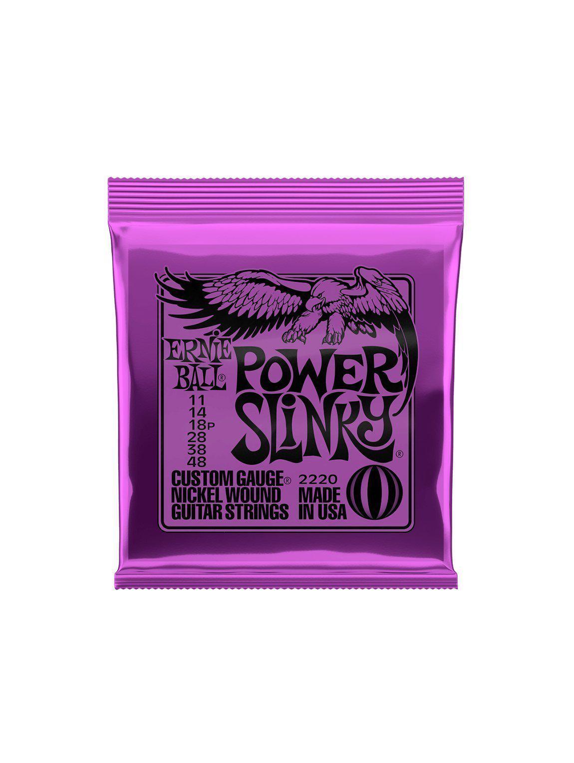 Ernie Ball - Encordado para Guitarra Electrica Power Slinky Morado Mod.2220_12