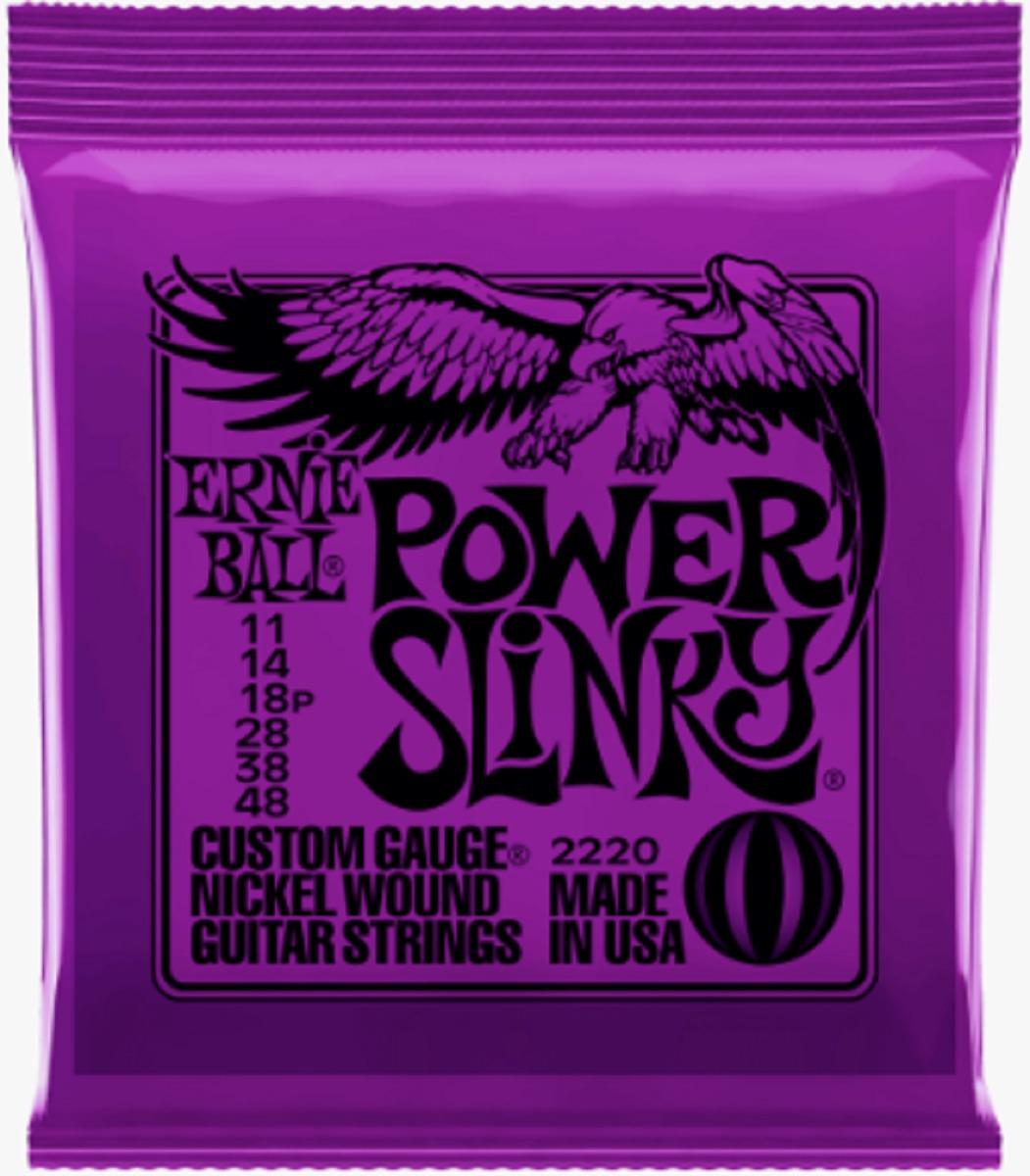 Ernie Ball - Encordado para Guitarra Electrica Power Slinky Morado Mod.2220_13