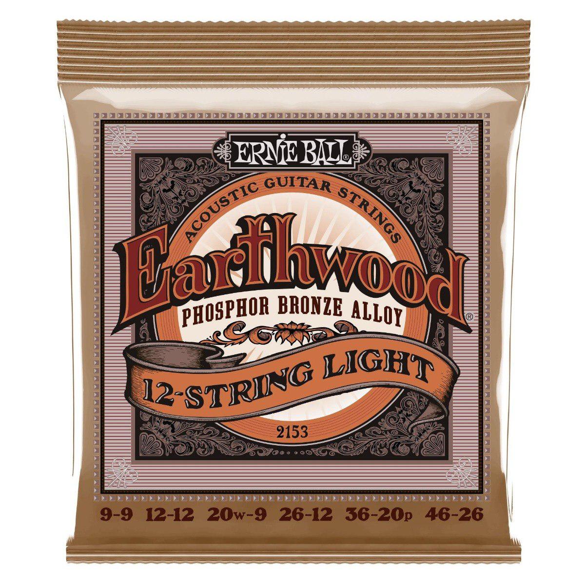 Ernie Ball - Encordado para Guitarra Acústica Slinky 12 cuerdas Mod.2153_38