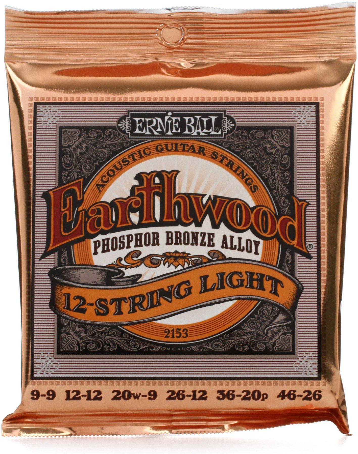 Ernie Ball - Encordado para Guitarra Acústica Slinky 12 cuerdas Mod.2153_39