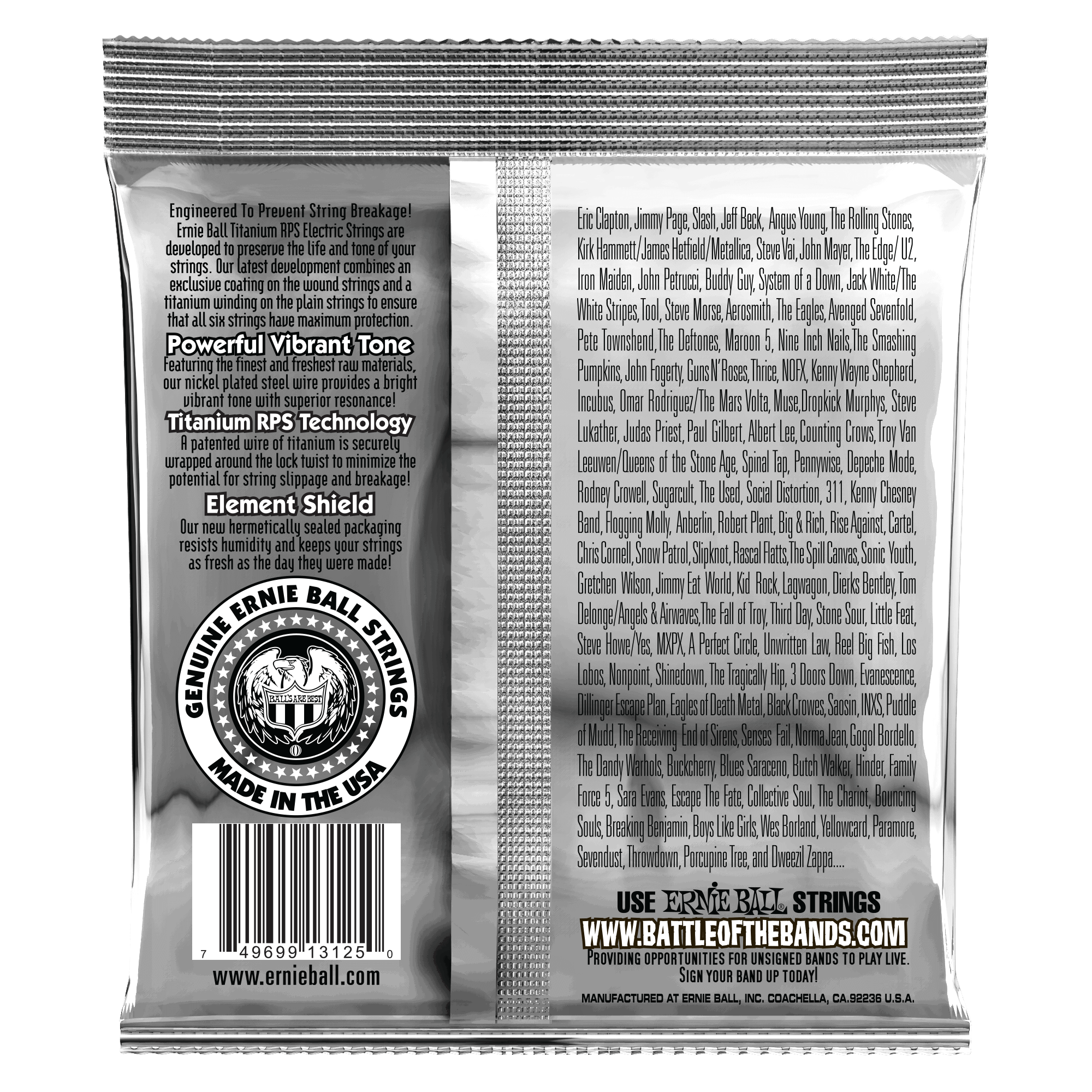 Ernie Ball - Encordado para Guitarra Electrica Extra Slinky Coated Mod.3125_15