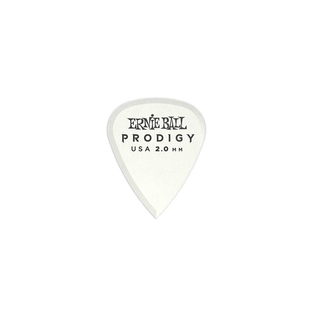 Ernie Ball - 6 Plumillas Prodigy Standard, Color: Blanca Calibre: 2.00 mm. Mod.9202_4