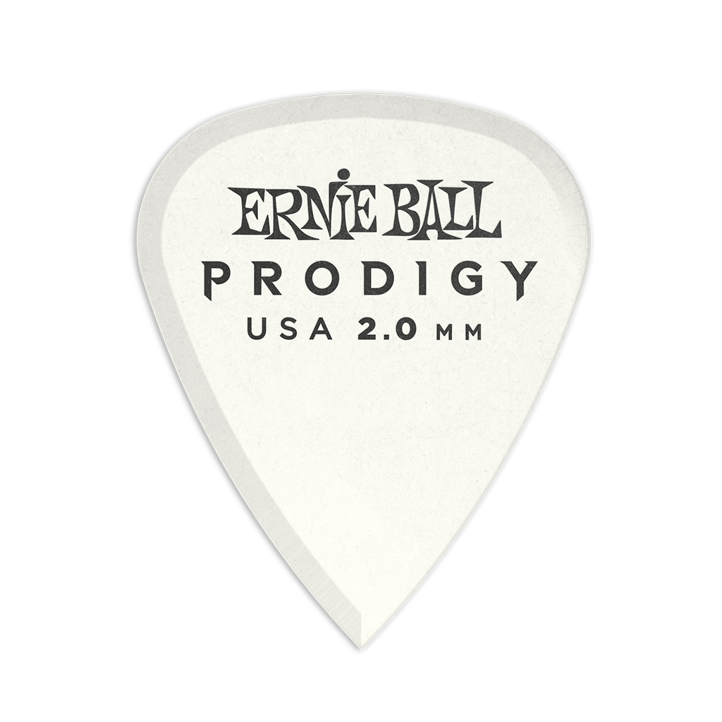 Ernie Ball - 6 Plumillas Prodigy Standard, Color: Blanca Calibre: 2.00 mm. Mod.9202_5