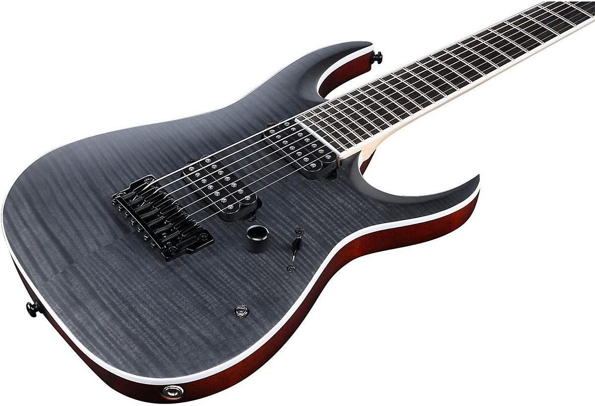 Ibañez - Guitarra Eléctrica RGA Iron Label de 7 Cuerdas, Color: Gris Mod.RGAIX7FM-TGF_160