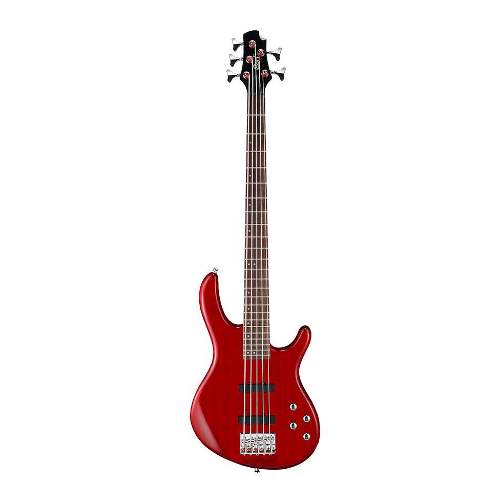 Cort - Bajo Eléctrico Action Bass de 5 Cuerdas, Color: Rojo Mod.Action Bass V Plus TR_16