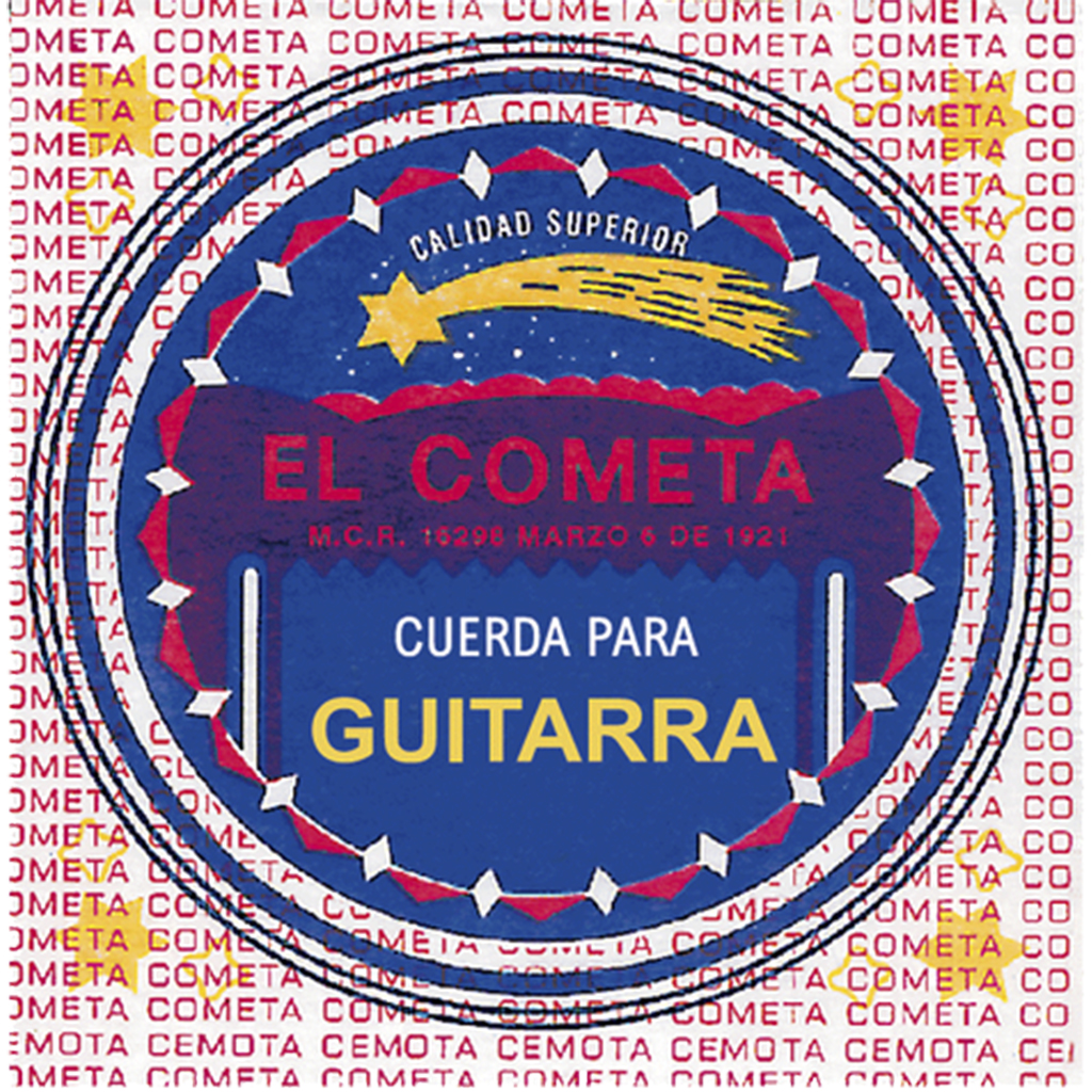 El Cometa - Cuerda 3A para Guitarra, 12 Piezas Entorchado Dorado .021 Mod.COGS-210(12)_2