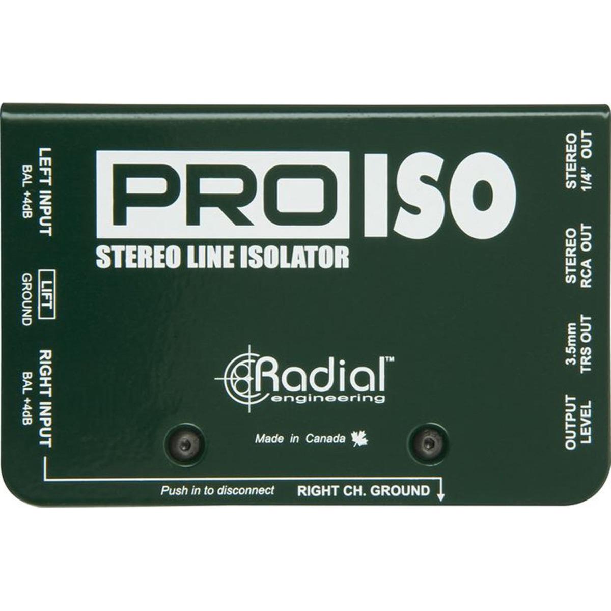 Radial - Isolador de Linea Estereo Mod.ProISO_56